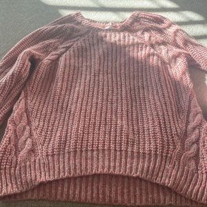 Pink sweater